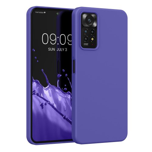 Калъф Kwmobile за Xiaomi Redmi Note 11 Pro/Redmi Note 11 Pro 5G, силиконов, син, 57373.234