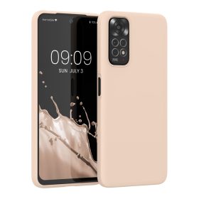   Калъф Kwmobile за Xiaomi Redmi Note 11/Redmi Note 11s, Силиконов, Кремав, 57372.225