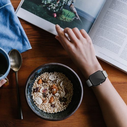 Комплект от 2 калъфа за Huami Amazfit GTS 3/Amazfit GTS 2/Amazfit GTS 2e, Kwmobile, черен/златен, силикон, 53906.10