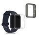 Комплект от 2 калъфа за Xiaomi Mi Watch Lite/Redmi Watch, Kwmobile, прозрачен/черен, силикон, 54528.03