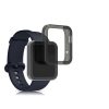 Комплект от 2 калъфа за Xiaomi Mi Watch Lite/Redmi Watch, Kwmobile, прозрачен/черен, силикон, 54528.03