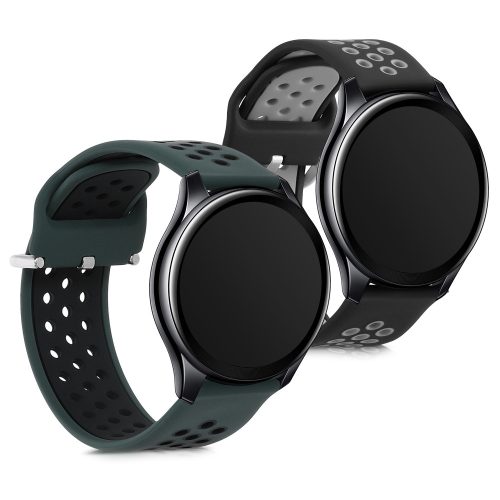 Комплект от 2 каишки за OnePlus Watch, Kwmobile, Multicolor, Silicone, 56983.02