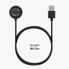USB кабел за зареждане за Suunto Peak 9, Kwmobile, черен, пластмаса, 57419.01