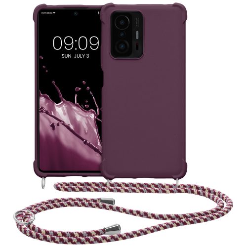 Калъф Kwmobile за Xiaomi 11T/11T Pro, силиконов, лилав, 57395.187