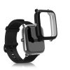 Комплект от 2 калъфа за Huami Amazfit A1608/Amazfit Bip U/Amazfit U pro, Kwmobile, черен/прозрачен, силикон, 57435.02