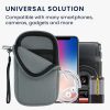 Kwmobile Universal Cover, размер S - 4,5 инча, неопрен, сив, 46188.1.155