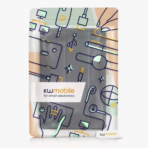 Капак за таблет Samsung Galaxy Tab S8, Kwmobile, Черен, Еко кожа, 57463.01