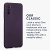 Калъф Kwmobile за Samsung Galaxy A03s, силикон, лилав, 56518.115