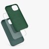 Калъф Kwmobile за Apple iPhone 13, силиконов, зелен, 55878.171