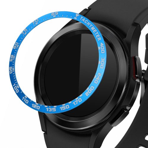Рамка за циферблат за Samsung Galaxy Watch 4 Classic (46mm), Kwmobile, синя, алуминий, 56179.03