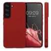 Калъф Kwmobile за Samsung Galaxy S22, силиконов, червен, 56757.36