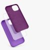 Калъф Kwmobile за Apple iPhone 13, силиконов, лилав, 55878.221