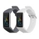 Комплект от 2 каишки за Polar A360/A370, Kwmobile, сиво/бяло, силикон, 56436.03