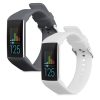 Комплект от 2 каишки за Polar A360/A370, Kwmobile, сиво/бяло, силикон, 56436.03