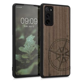   Калъф Kwmobile за Samsung Galaxy S20 FE, дърво, кафяв, 54370.07