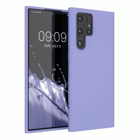   Калъф Kwmobile за Samsung Galaxy S22 Ultra, силиконов, син, 57570.108
