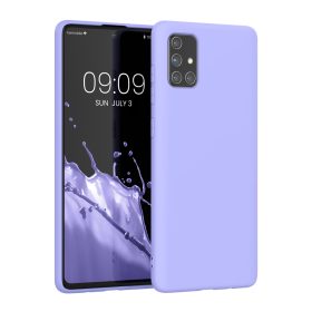   Калъф Kwmobile за Samsung Galaxy A71, силиконов, син, 57562.108