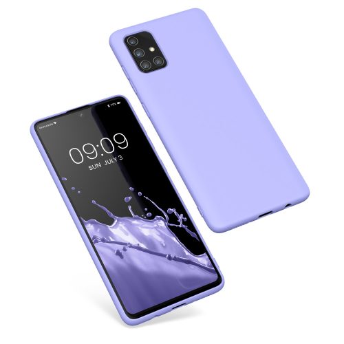 Калъф Kwmobile за Samsung Galaxy A71, силиконов, син, 57562.108