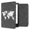 Калъф за Amazon Kindle Paperwhite 11, Kwmobile, сив/бял, текстилен, 56260.08