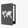 Калъф за Amazon Kindle Paperwhite 11, Kwmobile, сив/бял, текстилен, 56260.08