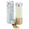 Sticla Ceai Navaris 500ml, din bambus, cu filtru inox, pentru ceai la birou, 54268.2.16