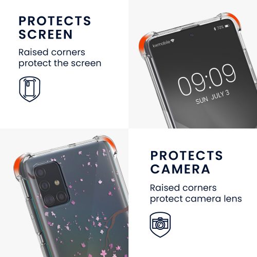 Калъф Kwmobile за Samsung Galaxy A51, силиконов, многоцветен, 52510.03