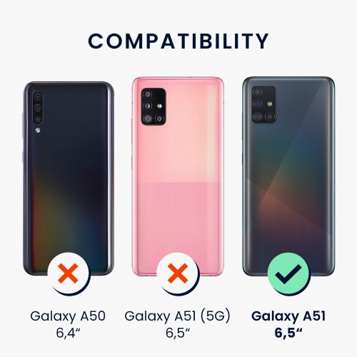 Калъф Kwmobile за Samsung Galaxy A51, силиконов, многоцветен, 52510.03