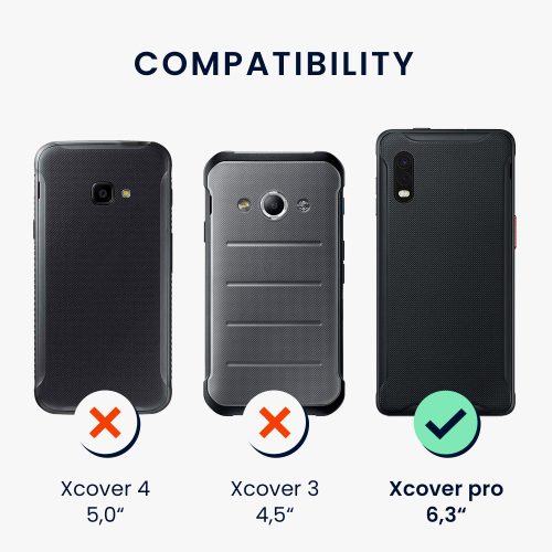 Калъф Kwmobile за Samsung Galaxy Xcover Pro, силиконов, прозрачен, 57723.03