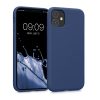 Калъф Kwmobile за Apple iPhone 11, силиконов, син, 50791.116