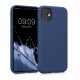 Калъф Kwmobile за Apple iPhone 11, силиконов, син, 50791.116