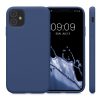 Калъф Kwmobile за Apple iPhone 11, силиконов, син, 50791.116