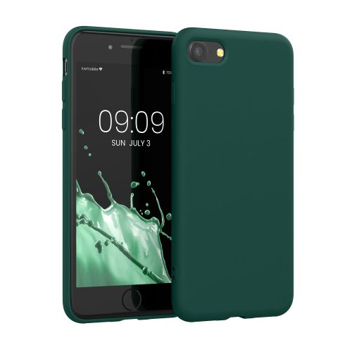 Калъф Kwmobile за Apple iPhone 8/iPhone 7/iPhone SE 2, силиконов, зелен, 49979.184