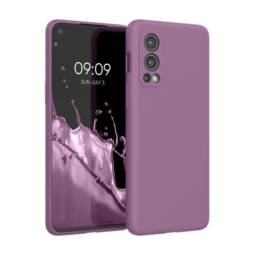 Калъф Kwmobile за OnePlus Nord 2 5G, силиконов, лилав, 56070.235