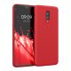 Калъф Kwmobile за OnePlus 6T, силиконов, червен, 55347.09