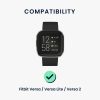 Комплект от 2 каишки за Fitbit Versa/Versa Lite/Versa 2, Kwmobile, Multicolor, Silicone, 57119.03