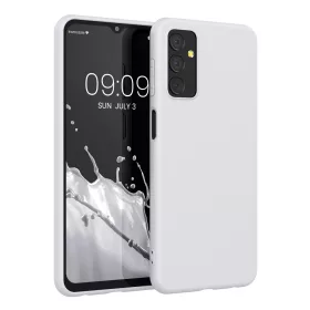   Калъф Kwmobile за Samsung Galaxy M23 5G, силиконов, бял, 57802.48