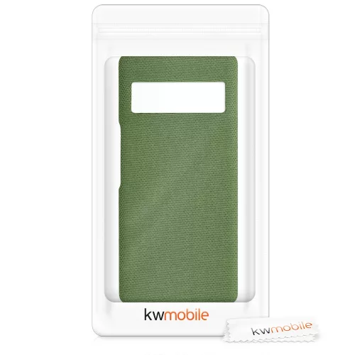 Калъф Kwmobile за Google Pixel 6 Pro, текстилен, зелен, 57796.07