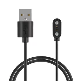   USB кабел за зареждане за Oppo Watch Free, Kwmobile, черен, пластмаса, 57784.01