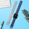 Комплект от 2 каишки за Garmin Venu Sq/Venu Sq Music, Kwmobile, син/сив, силикон, 57776.02