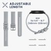 Комплект от 2 каишки за Garmin Venu Sq/Venu Sq Music, Kwmobile, син/сив, силикон, 57776.02
