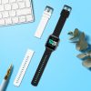 Комплект от 2 каишки за Willful Smartwatch/Fitnesstracker, Kwmobile, черно/бяло, силикон, 57791.01