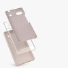 Калъф Kwmobile за Google Pixel 6a, силиконов, кремав, 57815.225