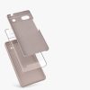 Калъф Kwmobile за Google Pixel 6a, силиконов, кремав, 57815.10