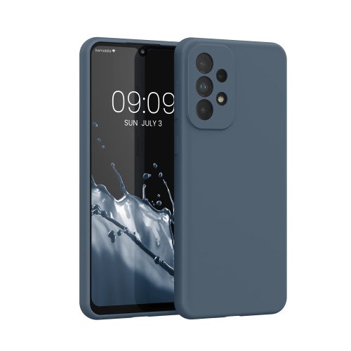 Калъф Kwmobile за Samsung Galaxy A33 5G, силиконов, син, 57833.202