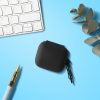Калъф за слушалки Sony LinkBuds WF-L900, Kwmobile, черен, силикон, 57896.01