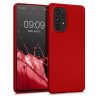 Калъф Kwmobile за Samsung Galaxy A53 5G, силиконов, червен, 57958.36