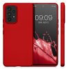 Калъф Kwmobile за Samsung Galaxy A53 5G, силиконов, червен, 57958.36