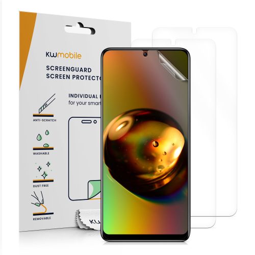 Комплект от 3 защитни фолиа Kwmobile за Xiaomi Redmi Note 11 Pro/Redmi Note 11 Pro 5G, Предно, Полимерно, 57944.2