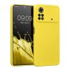 Калъф Kwmobile за Xiaomi Poco X4 Pro 5G, Силиконов, Жълт, 57983.165
