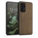 Калъф Kwmobile за Samsung Galaxy A53 5G, дърво, кафяв, 57997.18